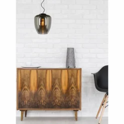 Suspension Lucide FLORIEN Gris, 1 lumière