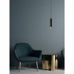 Suspension Lucide FLORIS Noir, 1 lumière