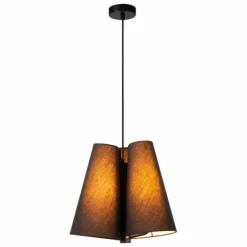 Suspension Lucide GREGORY Noir, 3 lumières