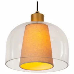 Suspension Lucide GUNHILD Or, Laiton, 3 lumières