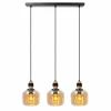 Suspension Lucide ILONA Noir, 3 lumières
