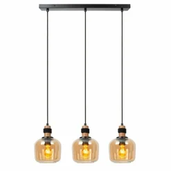 Suspension Lucide ILONA Noir, 3 lumières