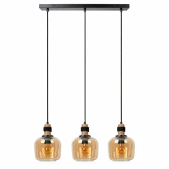 Suspension Lucide ILONA Noir, 3 lumières