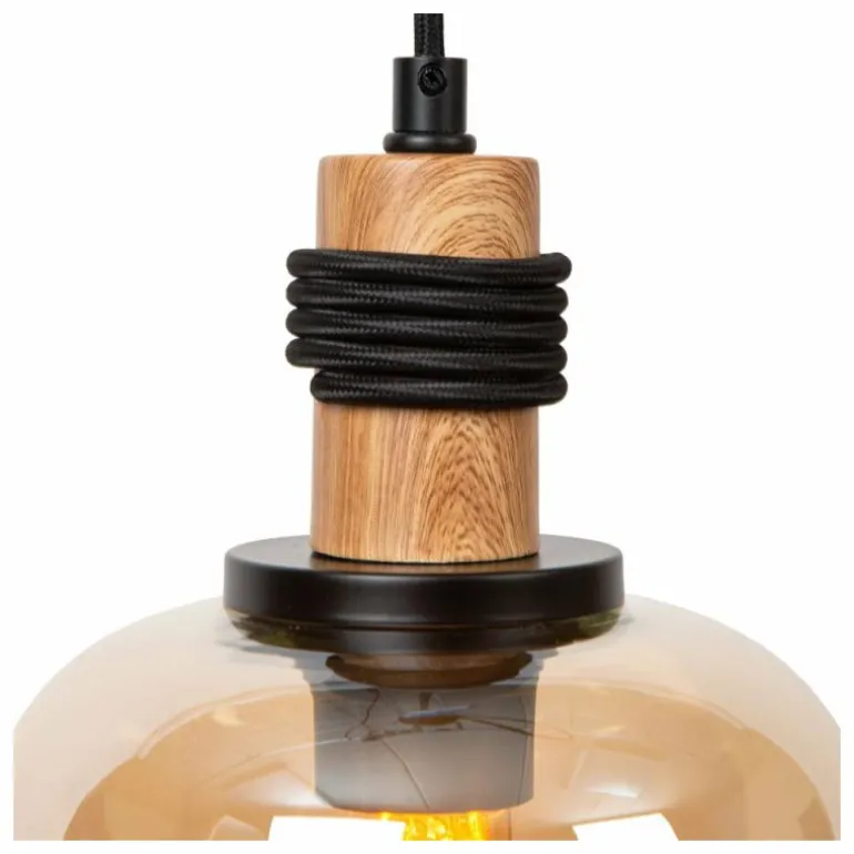 Suspension Lucide ILONA Noir, 3 lumières