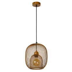 Suspension Lucide JERREL Brun, 1 lumière