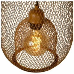 Suspension Lucide JERREL Brun, 1 lumière