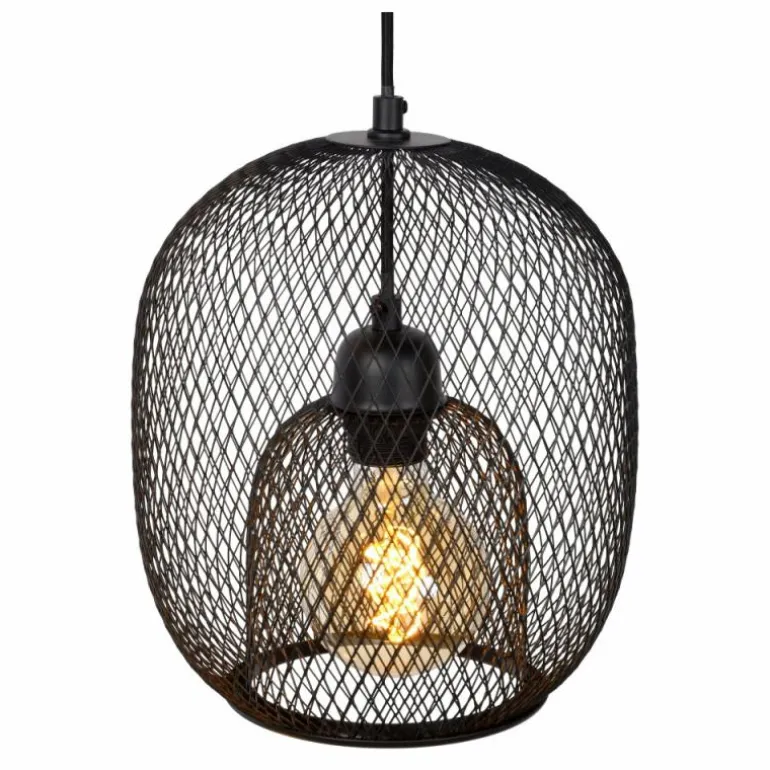 Suspension Lucide JERREL Noir, 3 lumières