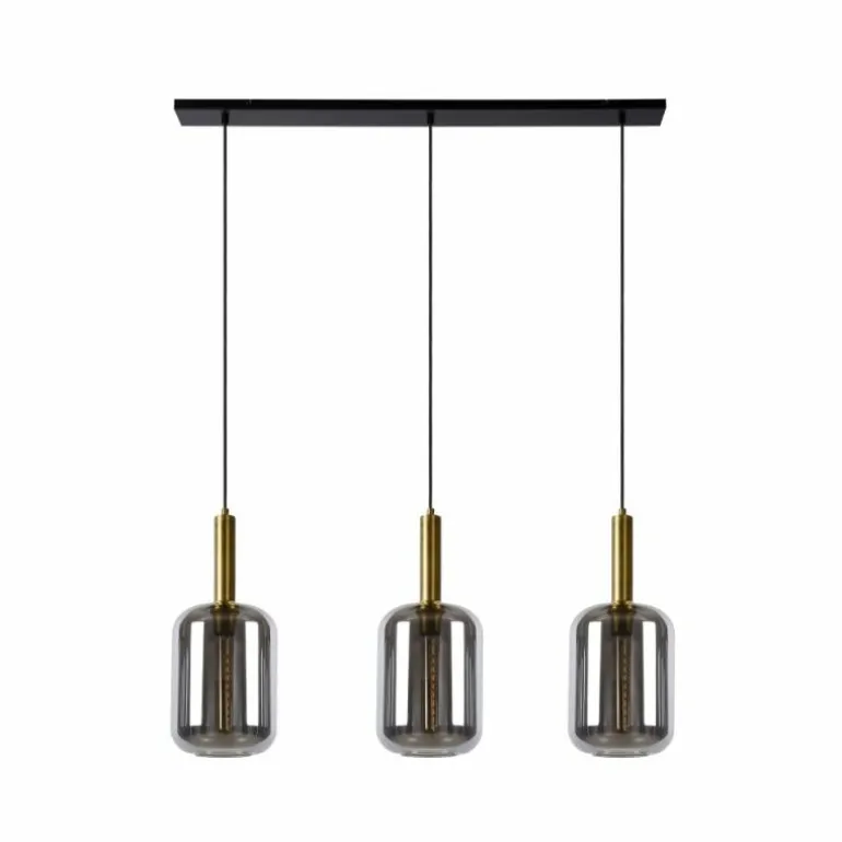 Suspension Lucide JOANET Noir, 3 lumières