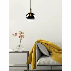 Suspension Lucide JULIUS Gris, 1 lumière