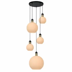 Suspension Lucide JULIUS Blanc, 5 lumières