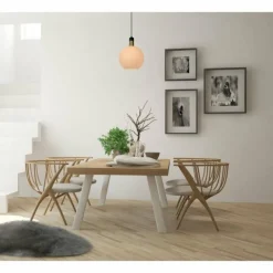 Suspension Lucide JULIUS Blanc, 1 lumière