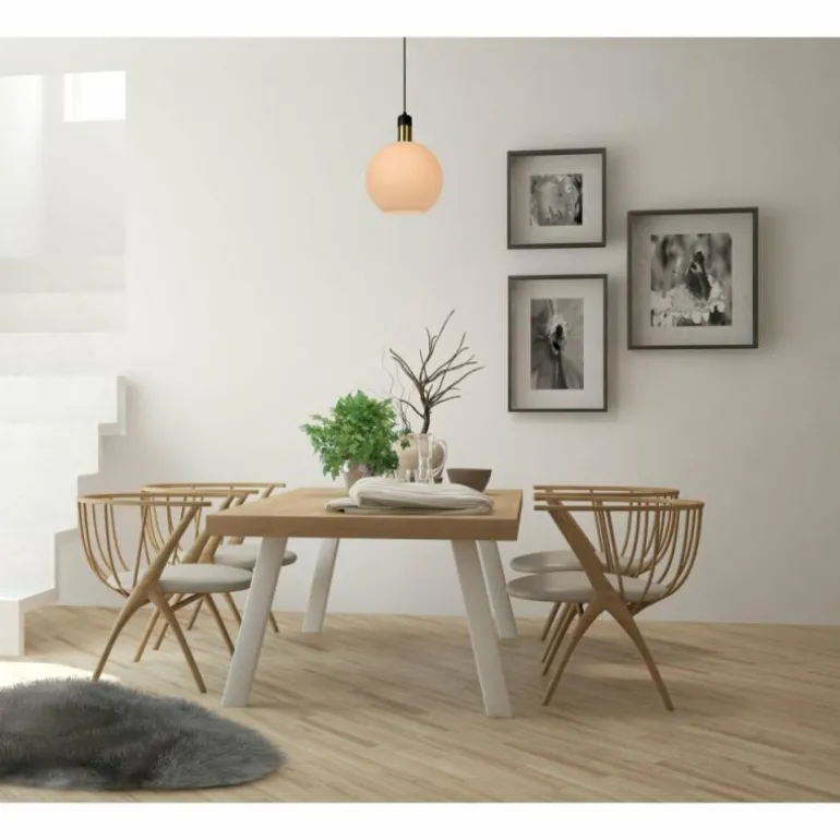 Suspension Lucide JULIUS Blanc, 1 lumière