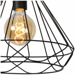 Suspension Lucide KYARA Noir, 1 lumière