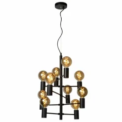 Suspension Lucide LEANNE Noir, 10 lumières