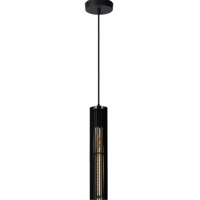 Suspension Lucide LIONEL Noir, 1 lumière
