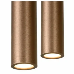 Suspension Lucide LORENZ LED Rouille, 4 lumières