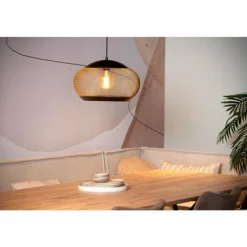 Suspension Lucide LUCAS Noir, 1 lumière