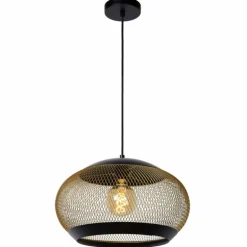 Suspension Lucide LUCAS Noir, 1 lumière