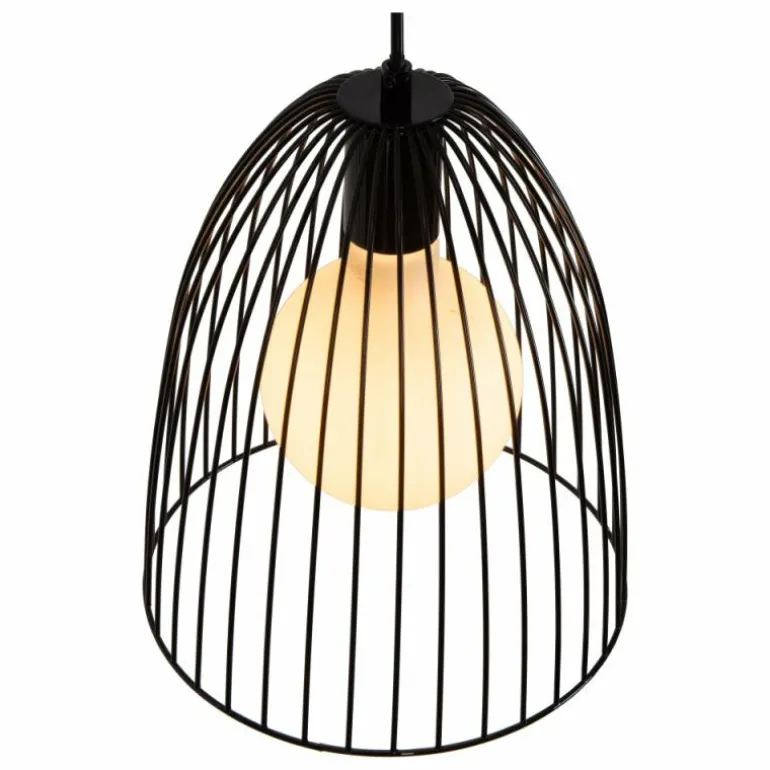 Suspension Lucide MACARONS Noir, 1 lumière