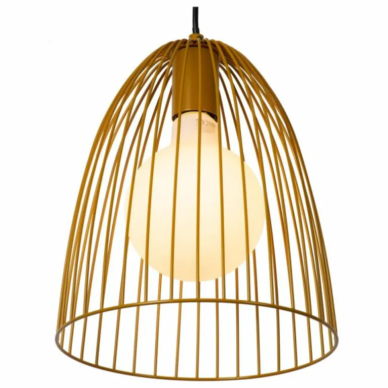 Suspension Lucide MACARONS Jaune, 1 lumière