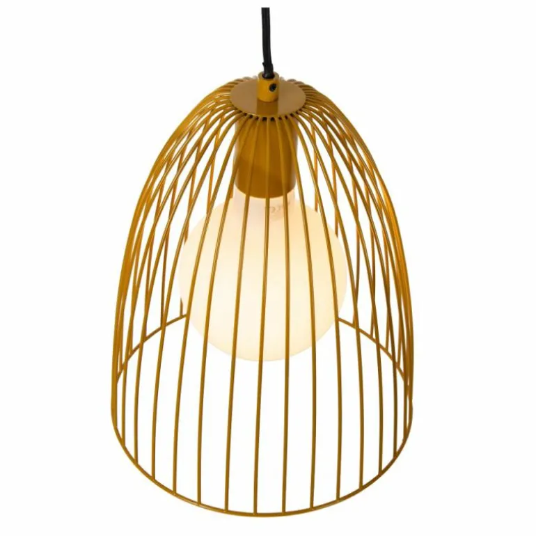 Suspension Lucide MACARONS Jaune, 1 lumière