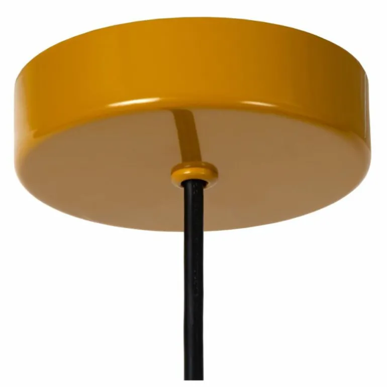 Suspension Lucide MACARONS Jaune, 1 lumière