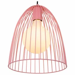 Suspension Lucide MACARONS Rose, 1 lumière