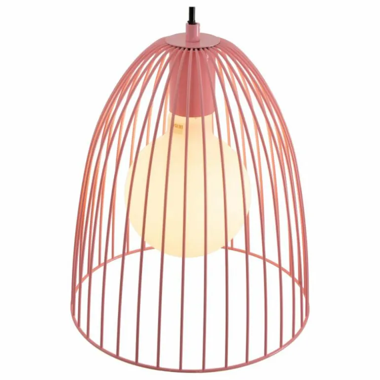 Suspension Lucide MACARONS Rose, 1 lumière