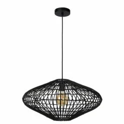 Suspension Lucide MAGALI Noir, 1 lumière