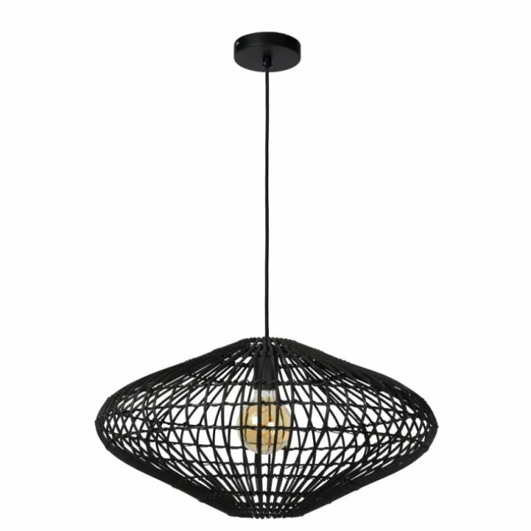 Suspension Lucide MAGALI Noir, 1 lumière