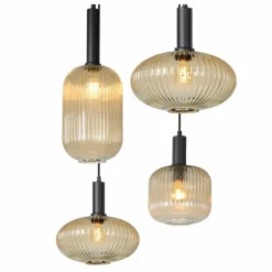 Suspension Lucide MALOTO Noir, 7 lumières