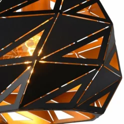 Suspension Lucide MALUNGA Noir, 1 lumière