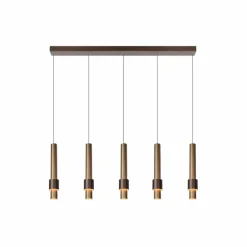 Suspension Lucide MARGARY LED Moka, 5 lumières