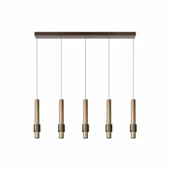 Suspension Lucide MARGARY LED Moka, 5 lumières