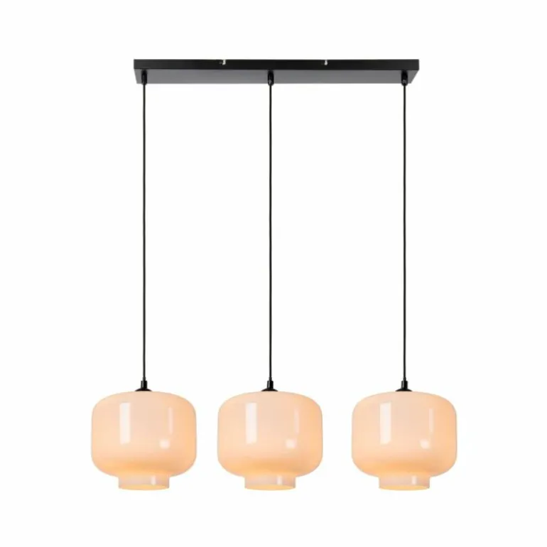 Suspension Lucide MEDINE Noir, 3 lumières