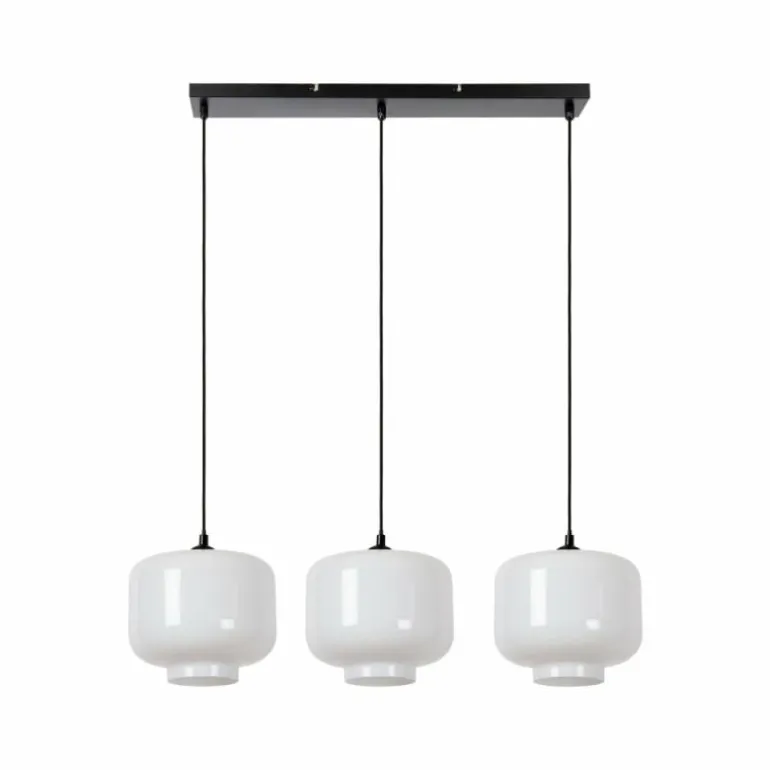 Suspension Lucide MEDINE Noir, 3 lumières