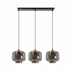 Suspension Lucide MEDINE Noir, 3 lumières