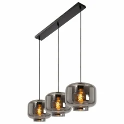 Suspension Lucide MEDINE Noir, 3 lumières