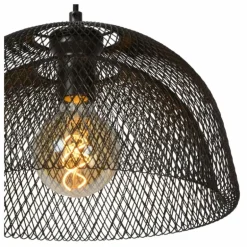 Suspension Lucide MESH Gris, 2 lumières