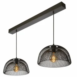 Suspension Lucide MESH Gris, 2 lumières
