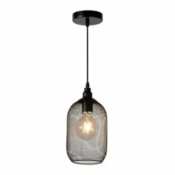 Suspension Lucide MESH Noir, 1 lumière