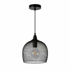 Suspension Lucide MESH Noir, 1 lumière