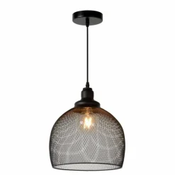 Suspension Lucide MESH Noir, 1 lumière