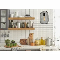 Suspension Lucide MESH Noir, 1 lumière