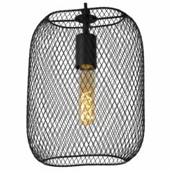 Suspension Lucide MESH Noir, 1 lumière