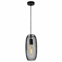 Suspension Lucide MESH Noir, 1 lumière