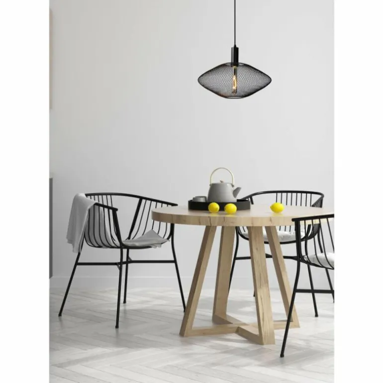 Suspension Lucide MESH Noir, 1 lumière