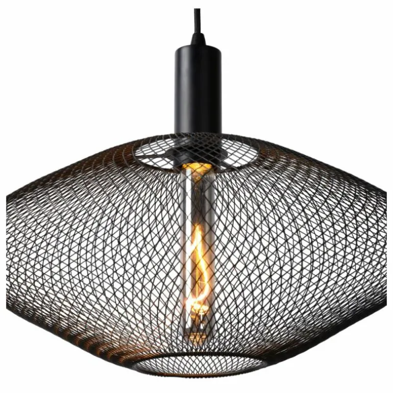 Suspension Lucide MESH Noir, 1 lumière