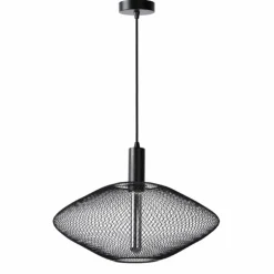 Suspension Lucide MESH Noir, 1 lumière