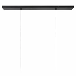 Suspension Lucide MIKAELA Noir, 2 lumières
